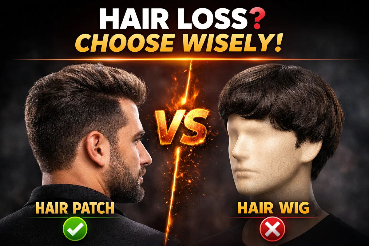 Hair Patch vs Hair Wig: What Is the Best Choice for Modern Indian Men?