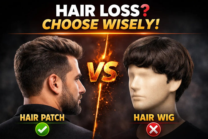 Hair Patch vs Hair Wig: What Is the Best Choice for Modern Indian Men?