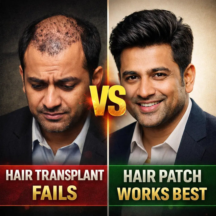 Why More Indian Men Are Quietly Choosing Hair Patches Over Hair Transplants