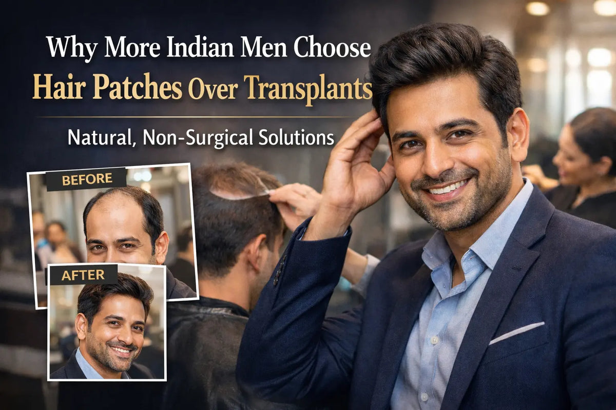 Why More Indian Men Choose Hair Patch Over Transplants