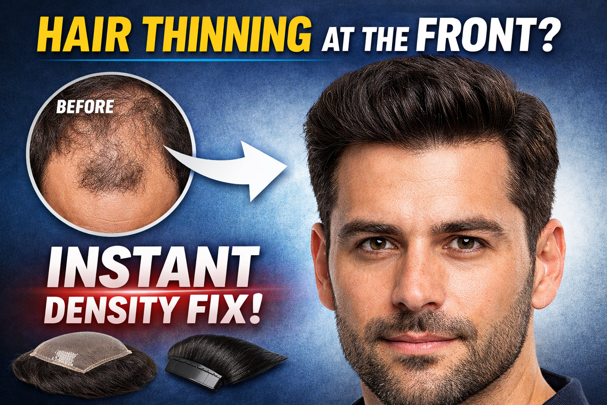 Hair Thinning at the Front? Here’s the Instant Density Fix