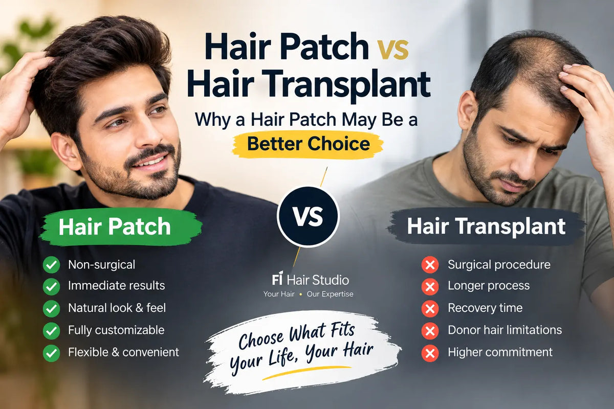 Hair Patch vs Hair Transplant: Which Hair Loss Solution Is Right for You?