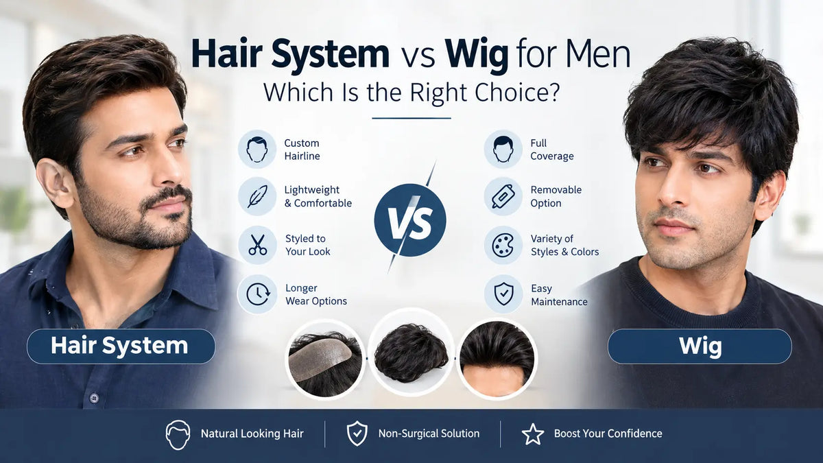 Hair System vs Wig for Men: Which Is the Right Choice?