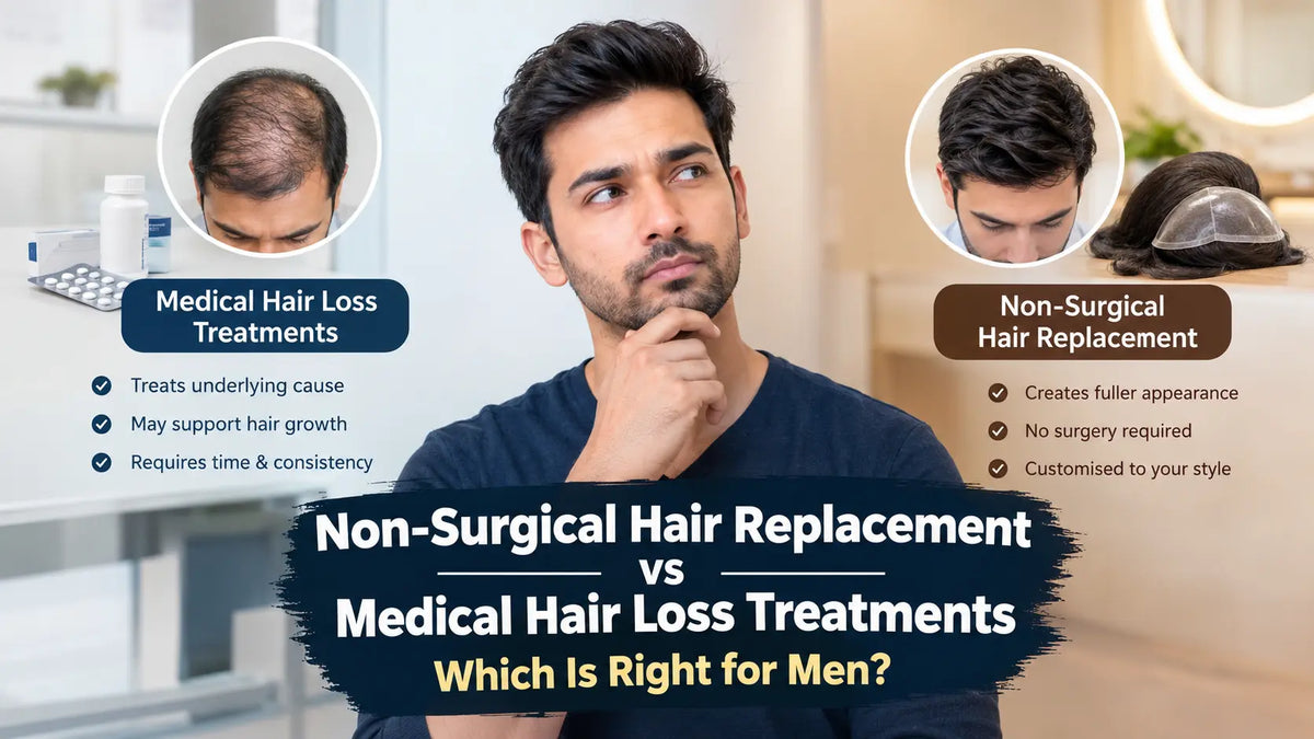 Non-Surgical Hair Replacement vs Medical Hair Loss Treatments: Which Is Right for Men?