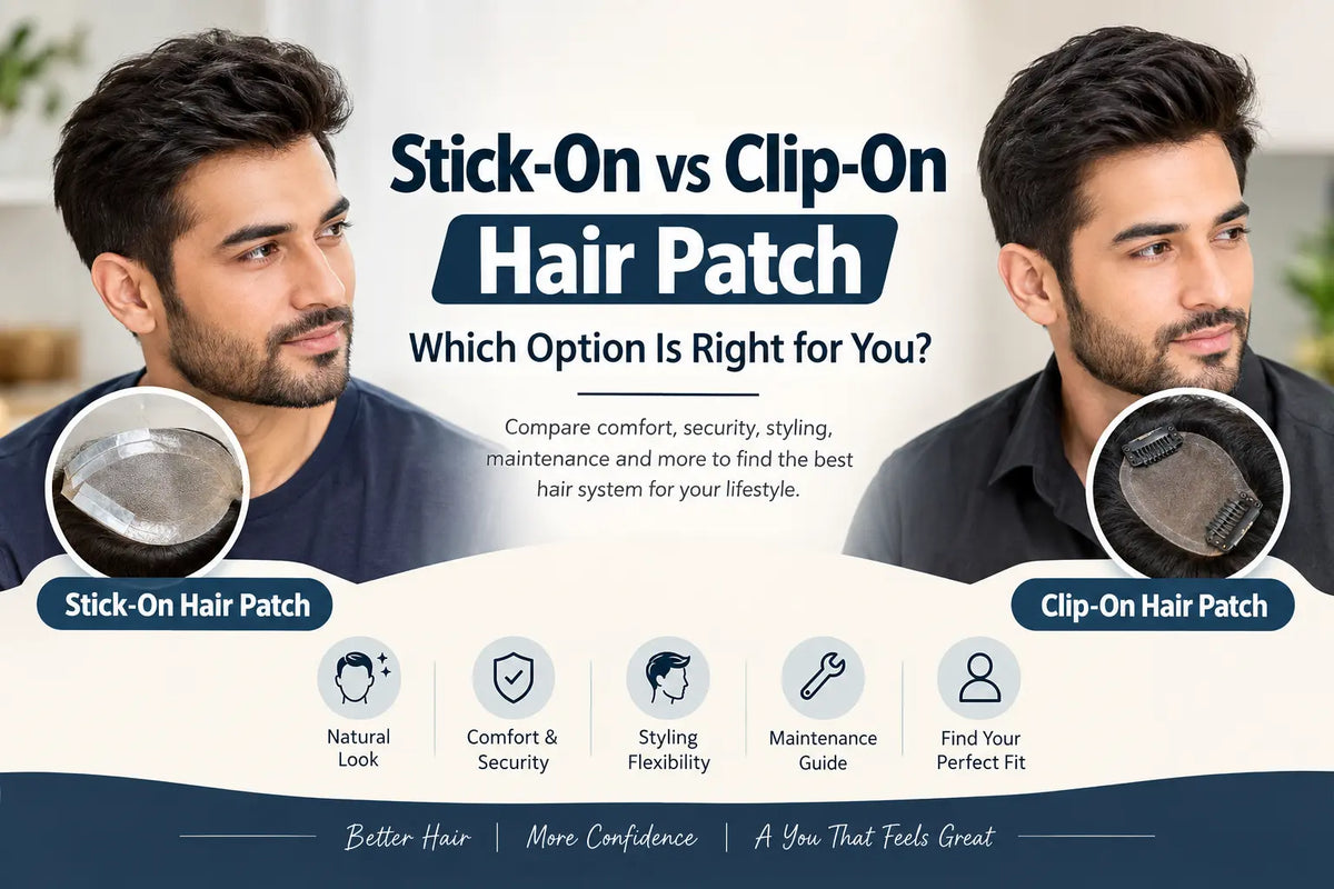 Stick-On vs Clip-On Hair Patch: Which Option Is Right for You?