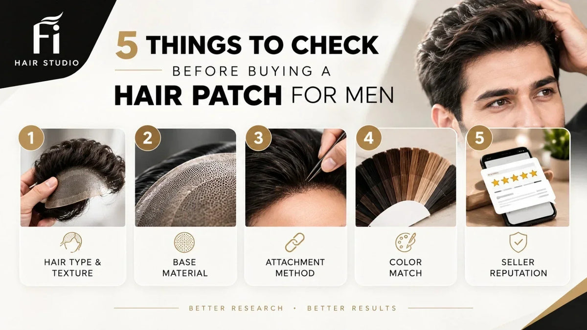 5 Things to Check Before Buying a Hair Patch for Men Online
