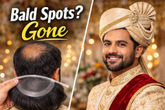 How Indian Grooms Hide Bald Spots in Photos
