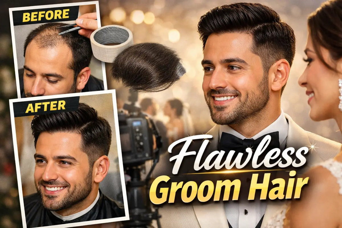 Every Groom Needs This Hair Patch Trick Before Pre-Wedding Shoots