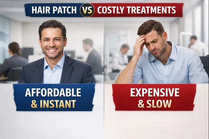 Why Working Professionals Prefer Hair Patch Over Costly Treatments
