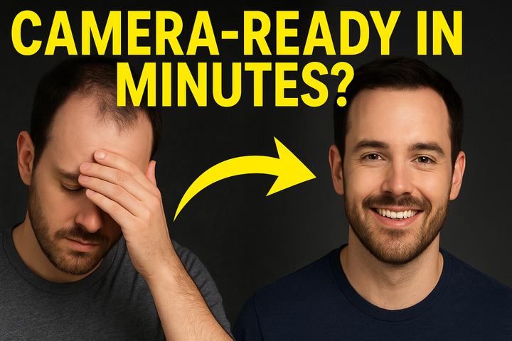Hairline Making Your Camera Shy? Fix It Fast With a Hair Patch