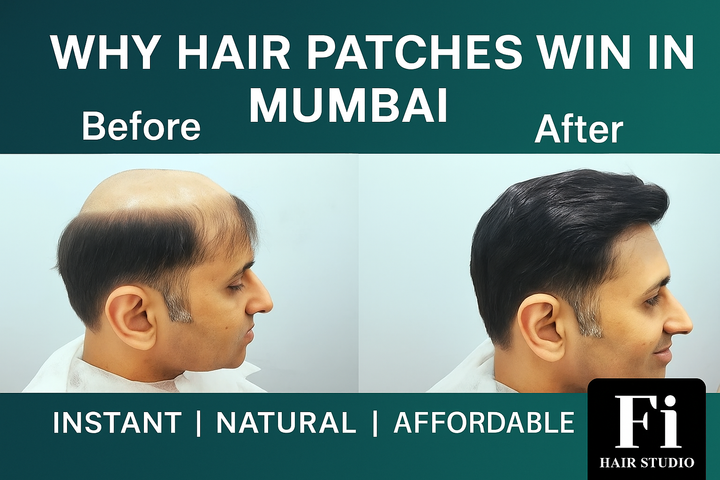 Why Hair Patches Beat Painful Transplants in Mumbai