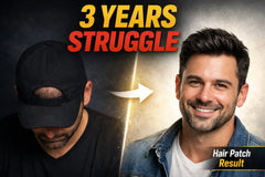 He Tried Caps for 3 Years Then Discovered the Confidence of a Hair Patch Alternative That Changed Everything